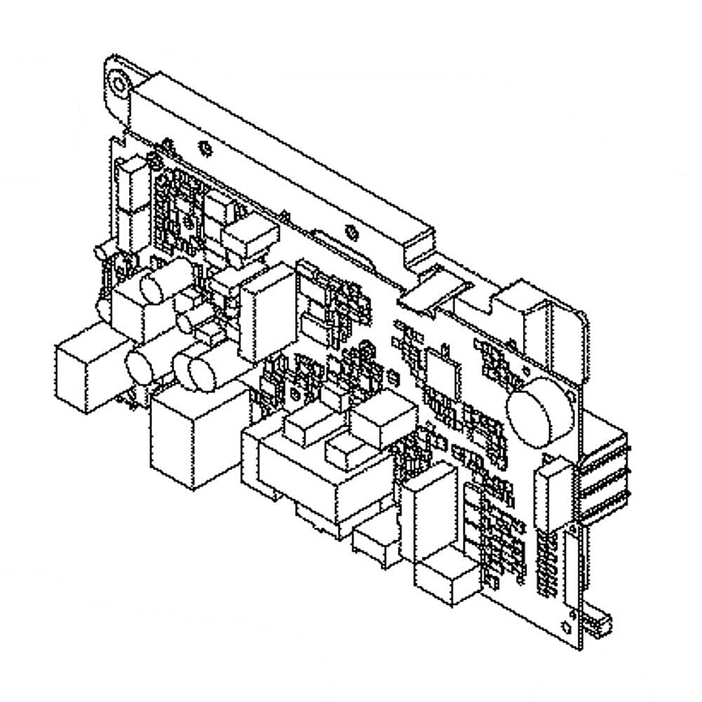 Part #wh16X27251, G.e. Laundry Center Electronic Control Board / 14.50 x 6.50 x 5.80