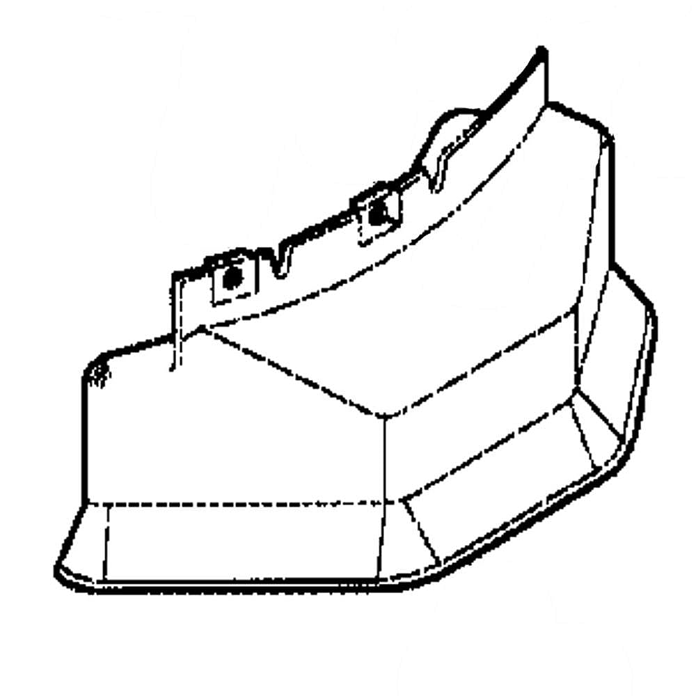 GE Part #wh16X529, Motor Shield | 20.00 x 10.00 x 5.00