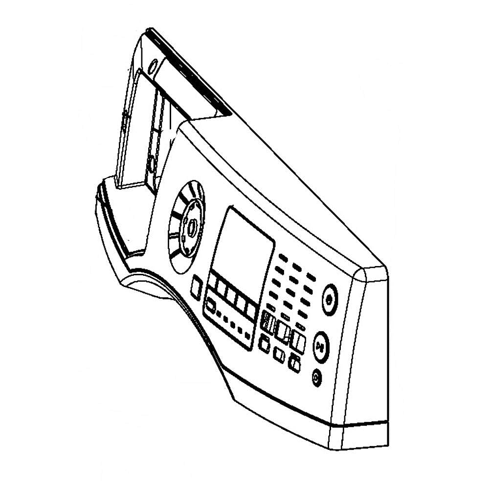 GE Part #wh18X21554, Washer Control Panel | 27.30 x 9.90 x 4.40