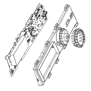 Ge Washer User Interface Assembly WH18X28345