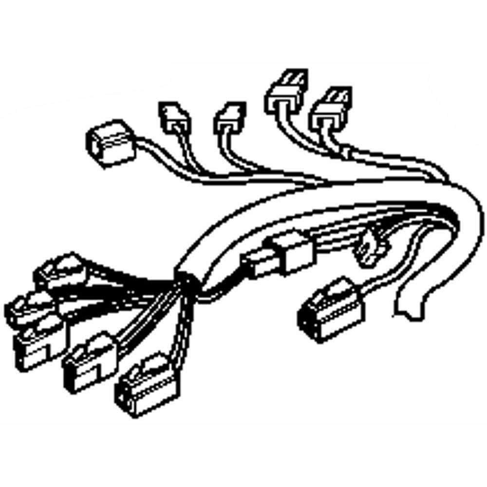 Part #wh19X10041, Washer Control Board Wire Harness