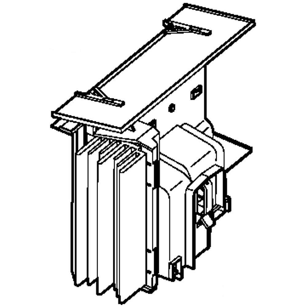 GE Part #wh19X10053, Washer Motor Control Wire Harness | 8.00 x 7.50 x 1.30