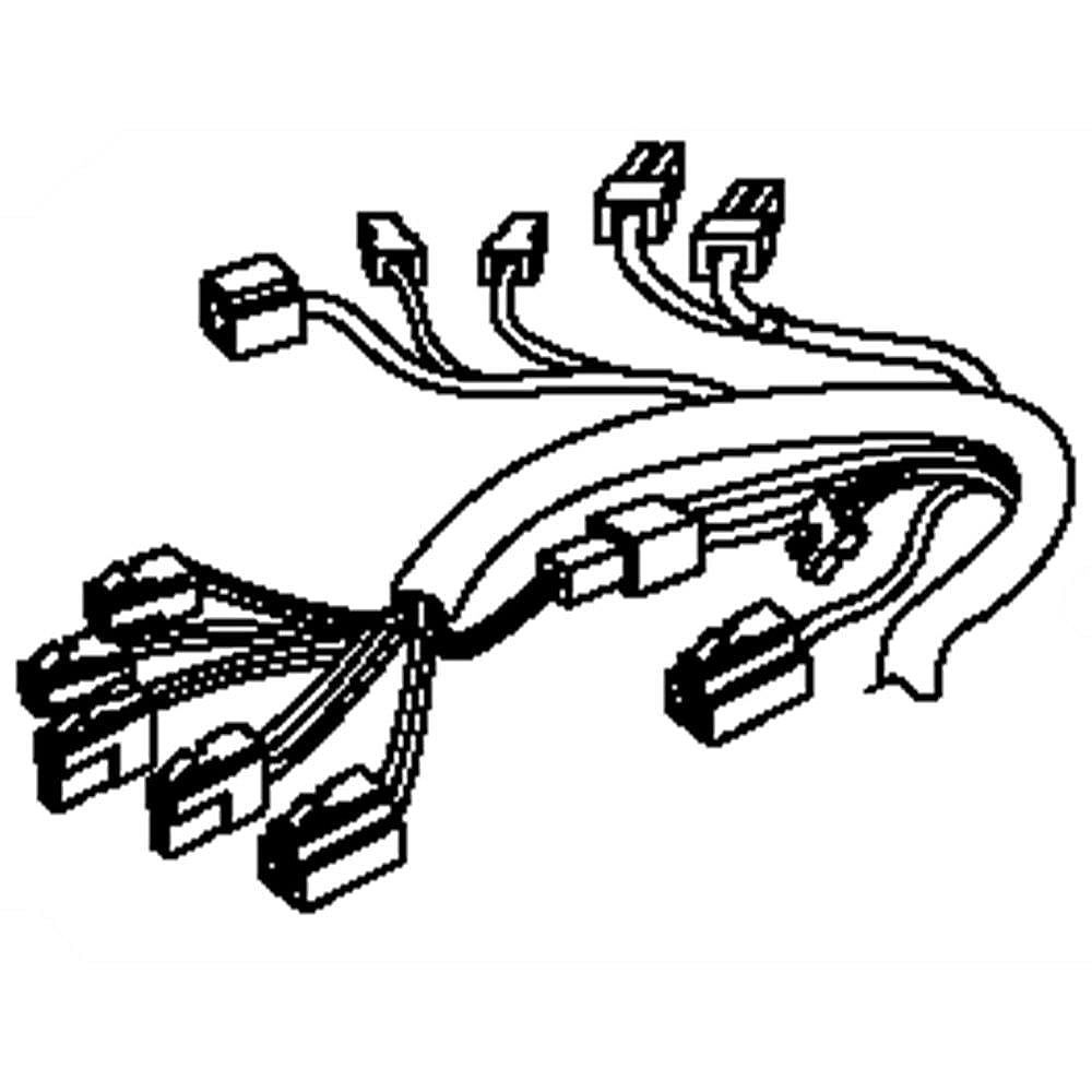 GE Part #wh19X10095, Washer Wire Harness | 21.00 x 4.60 x 3.30