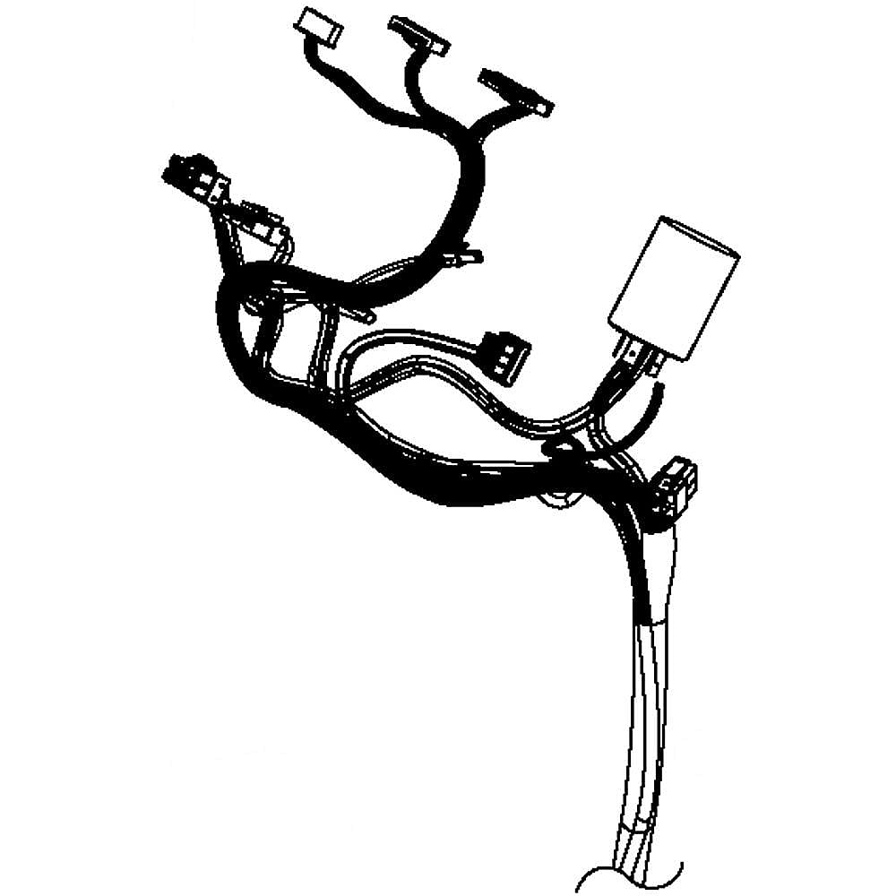 GE Part #wh19X10115, Main Harness | 18.00 x 9.50 x 3.00