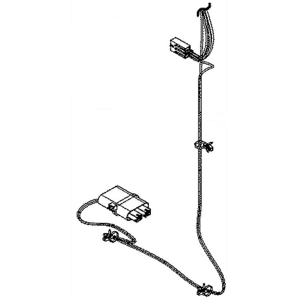 Part #wh19X10131, Washer Wire Harness / 14.00 x 9.50 x 3.00