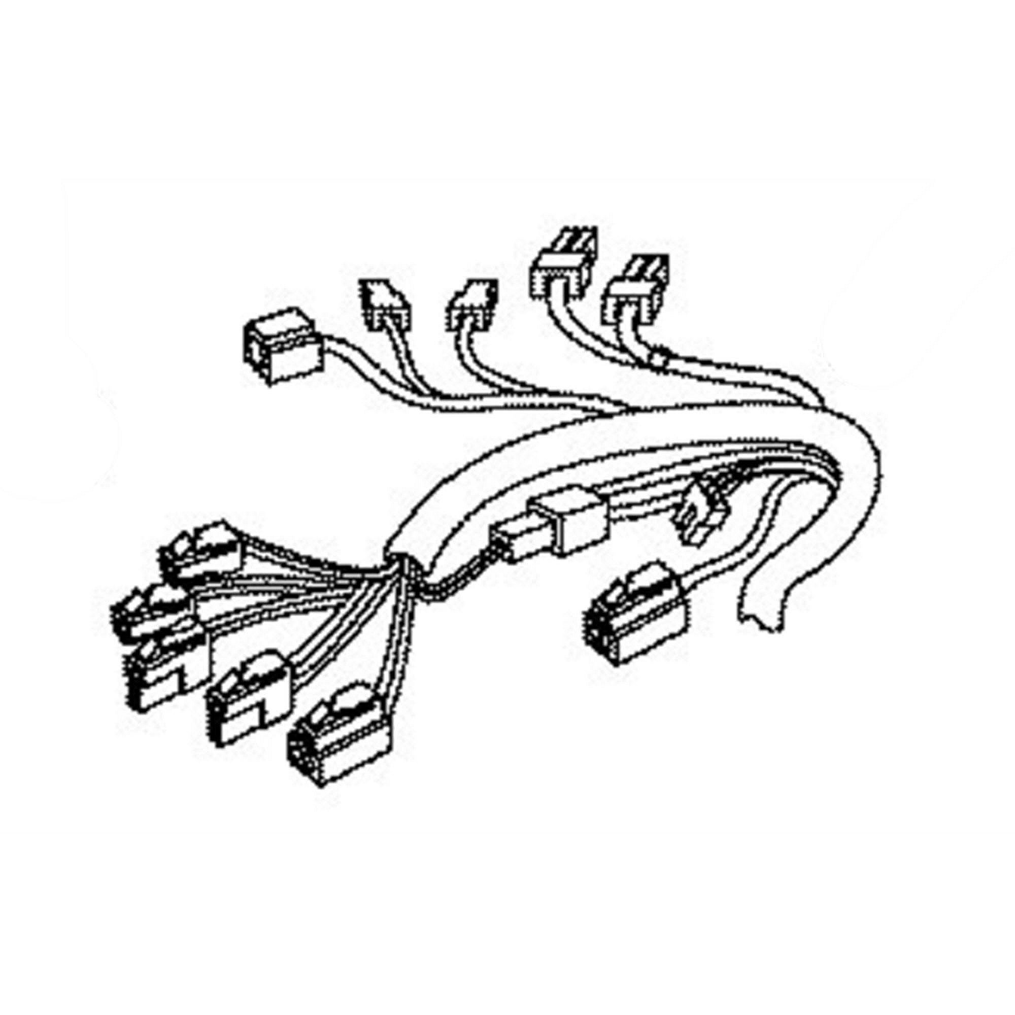 Part #wh19X27943, Wire Harness / 21.00 x 3.40 x 4.50
