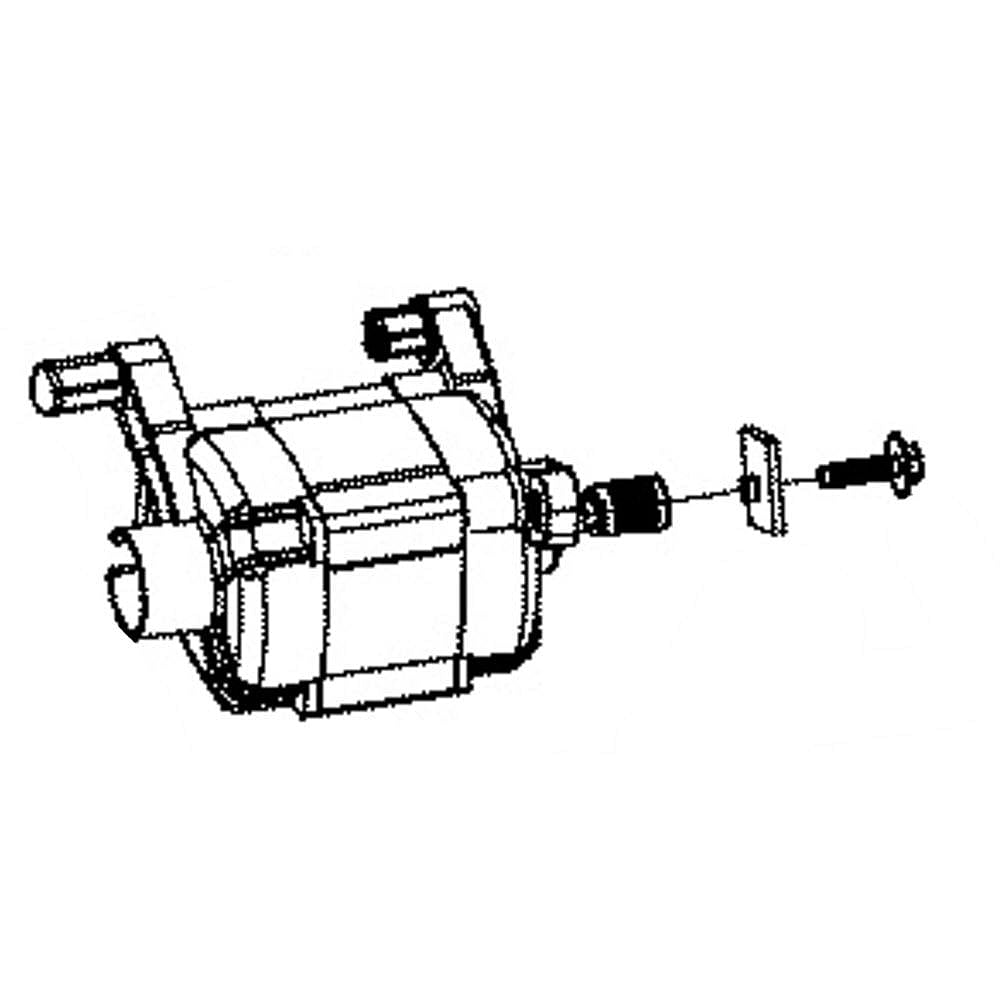 Part #wh20X27942, Washer Drive Motor / 16.50 x 11.50 x 9.50