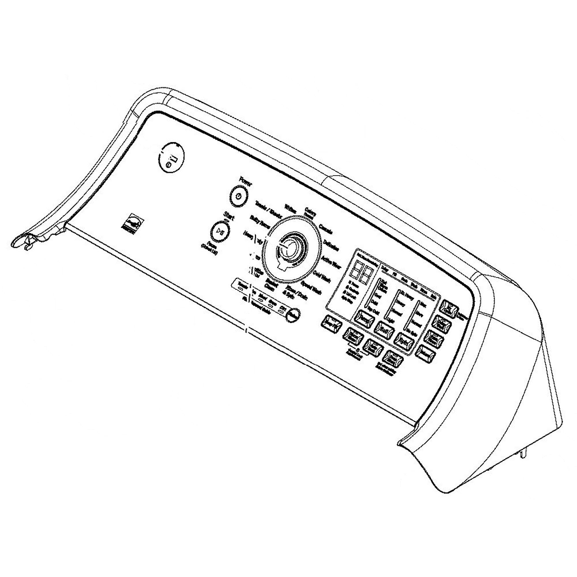 Part #wh22X28942, Control Pane