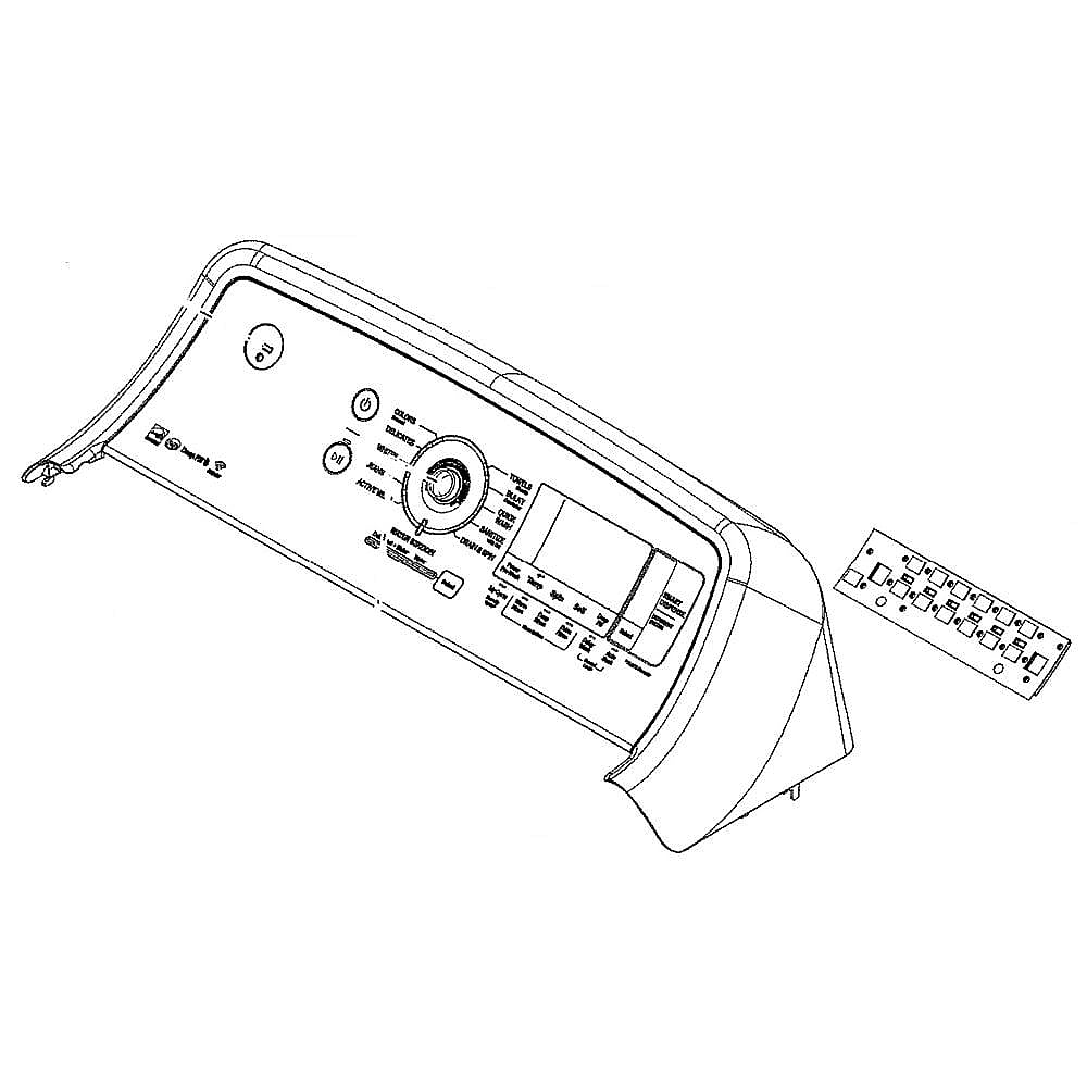 GE Part #wh22X29062, Control Pane | 1.00 x 1.00 x 1.00