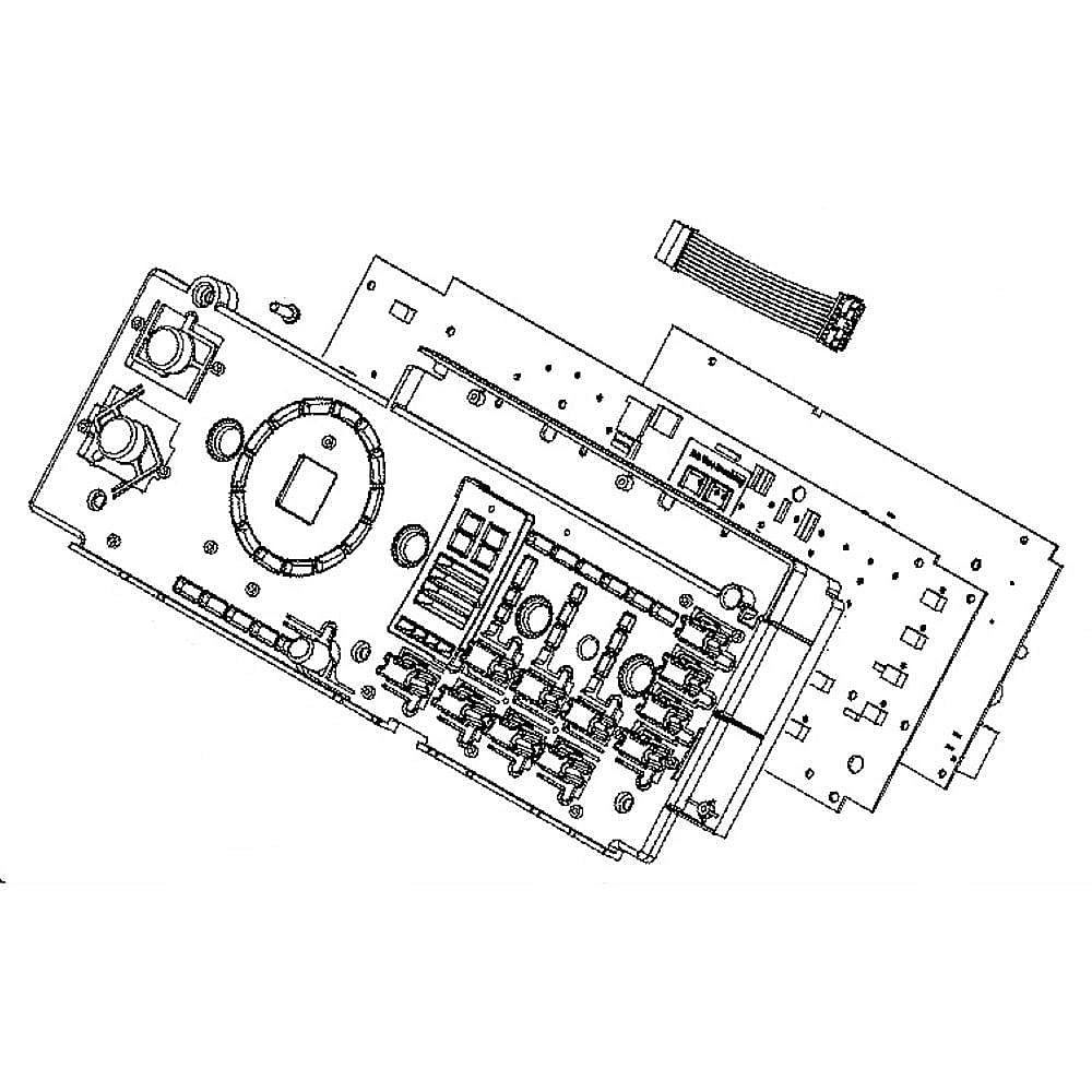 Washer Electronic Control Board Assembly