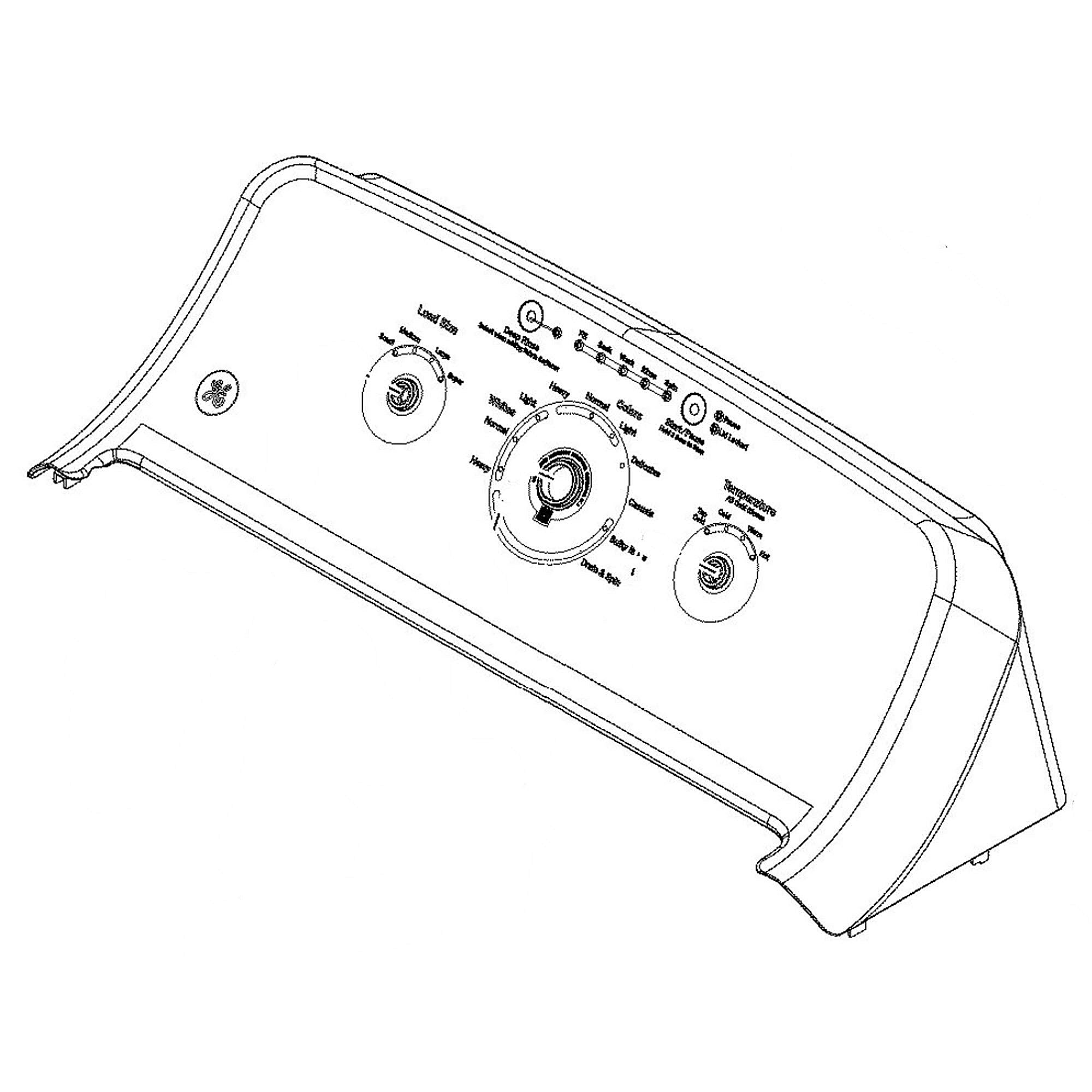 Part #wh22X31217, Control Panel