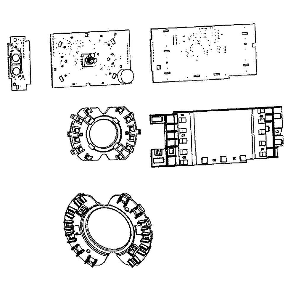 Part #wh22X34919, Washer User Interface Assembly (Replaces Wh22X31163)
