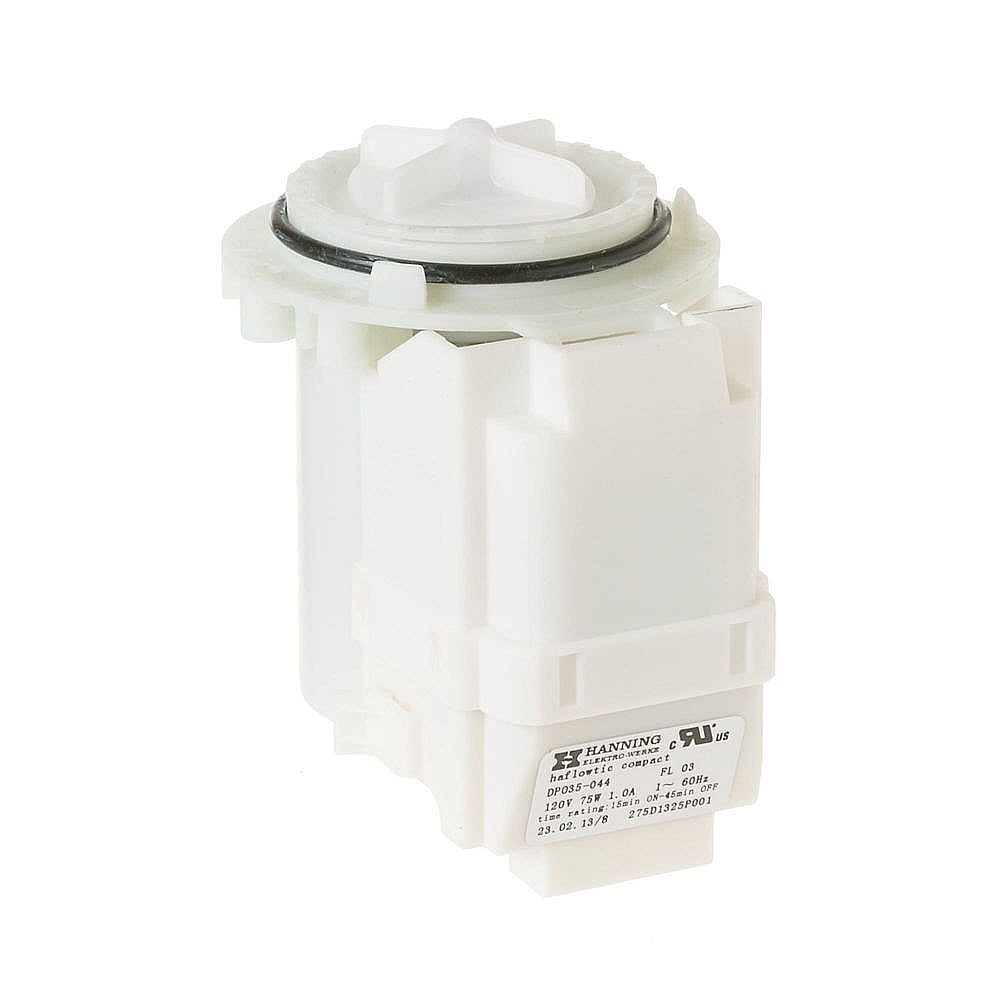 GE Part #wh23X10051, Washer Drain Pump | 7.40 x 7.60 x 6.50
