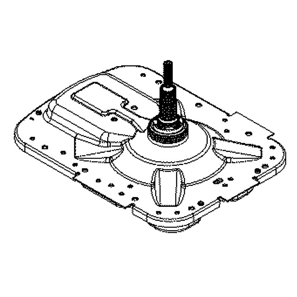 Part #wh03X33733, Washer Gear Case (Replaces Wh38X27407)