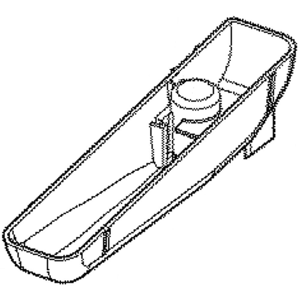 Part #wh41X10226, Washer Bleach Dispenser Assembly / 7.50 x 7.00 x 1.60
