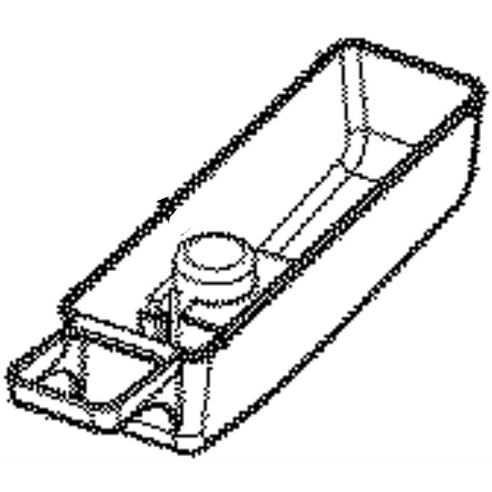 Part #wh41X10230, Washer Liquid Detergent Dispenser / 8.30 x 5.00 x 2.50