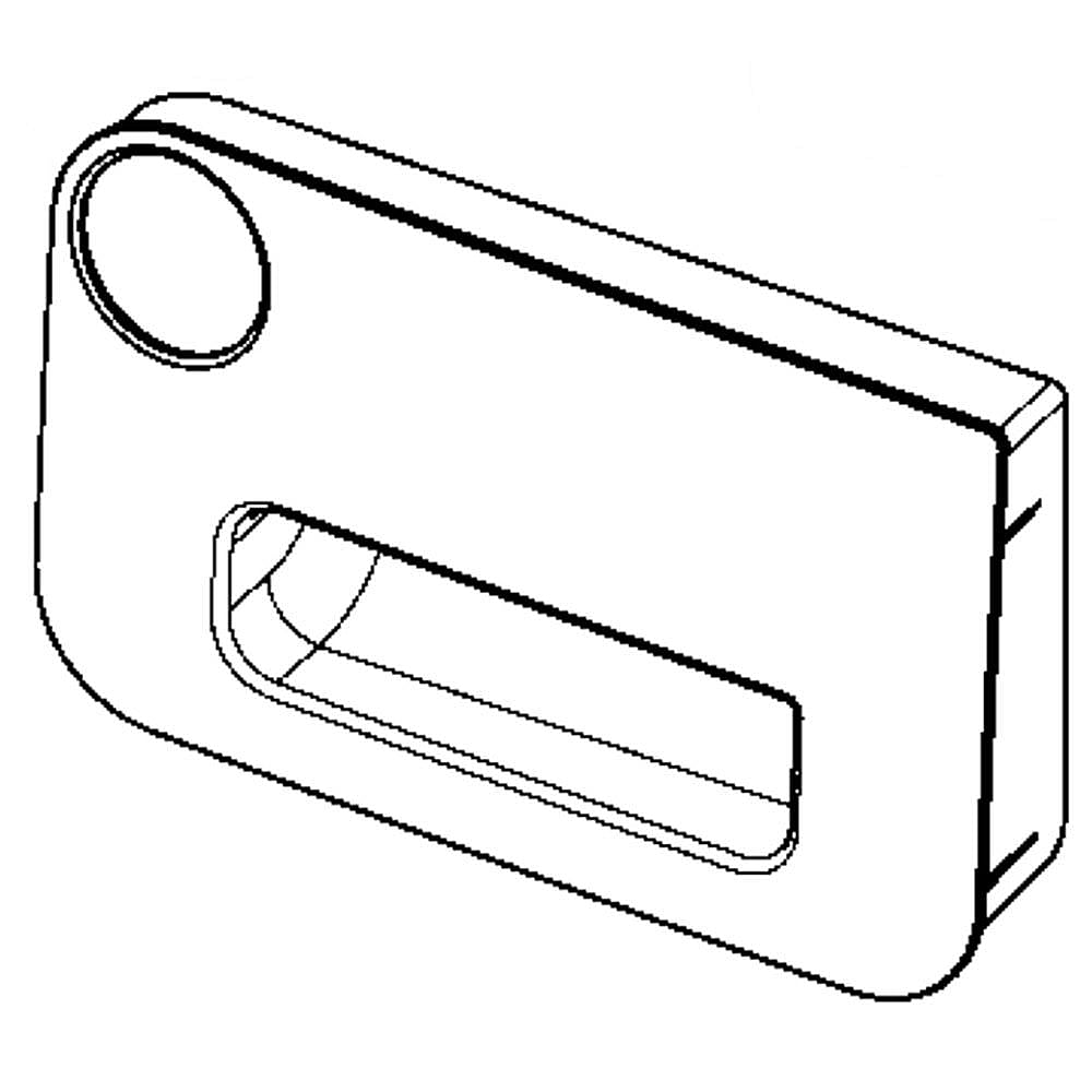 Part #wh41X10243, Washer Dispenser Drawer Handle / 8.40 x 4.80 x 2.50