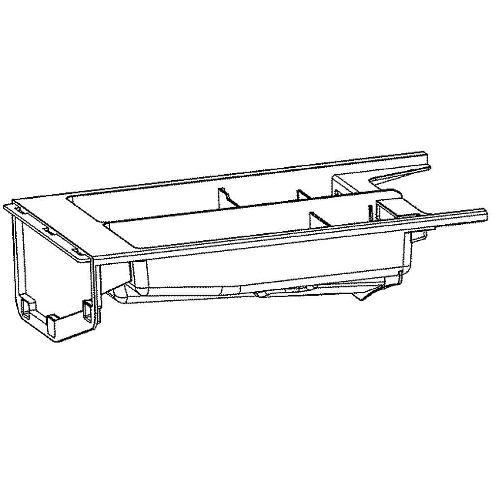 Part #wh41X10302, Washer Dispenser Drawer / 10.70 x 9.10 x 3.70