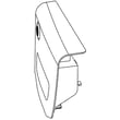 Washer Dispenser Drawer Handle for GE GFWN1600J1WW - Part WH41X23476