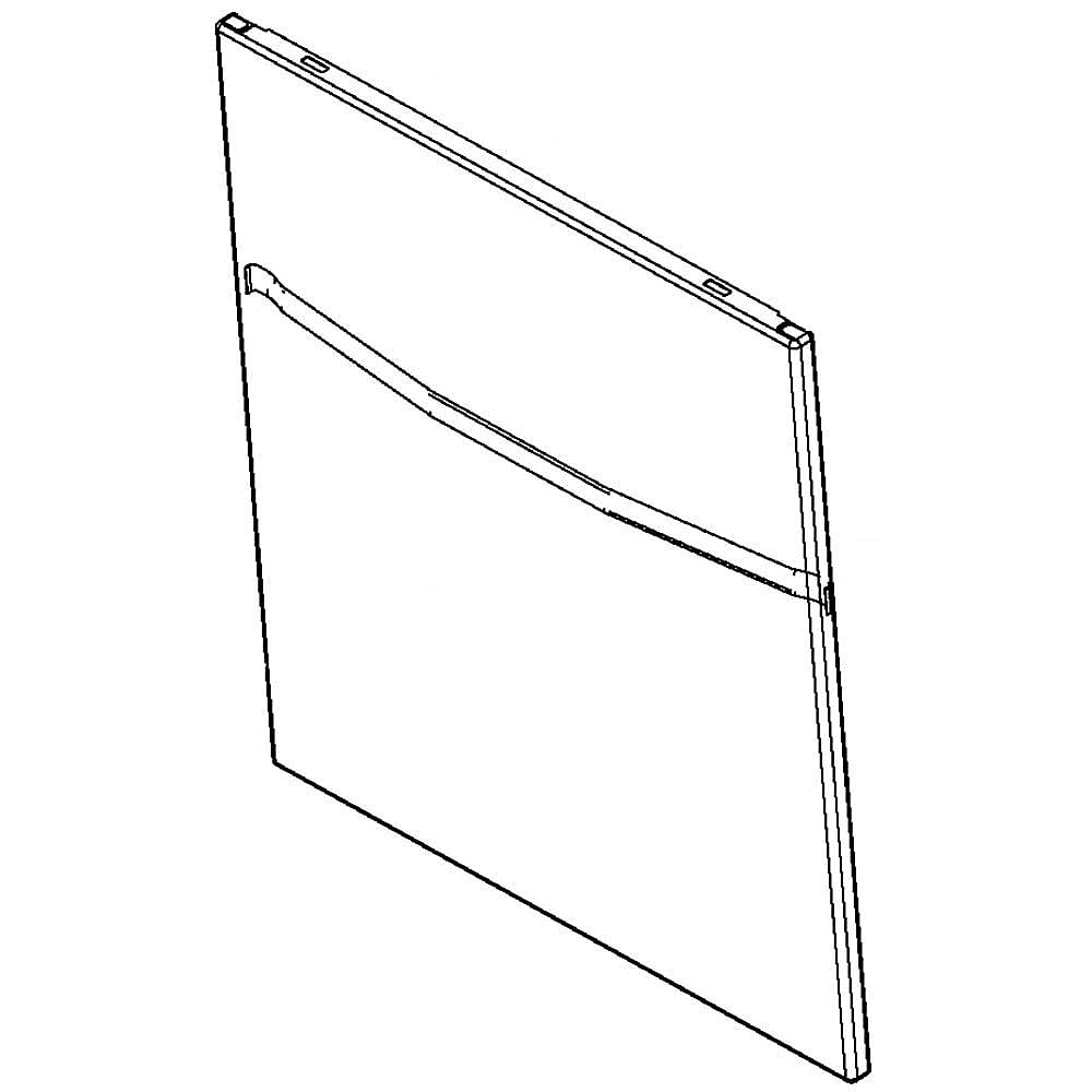 Part #wh42X10885, Washer Front Panel / 34.00 x 30.10 x 4.80