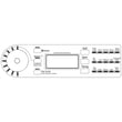 Display Trim for GE GFWH1400D0WW - Part WH42X10937