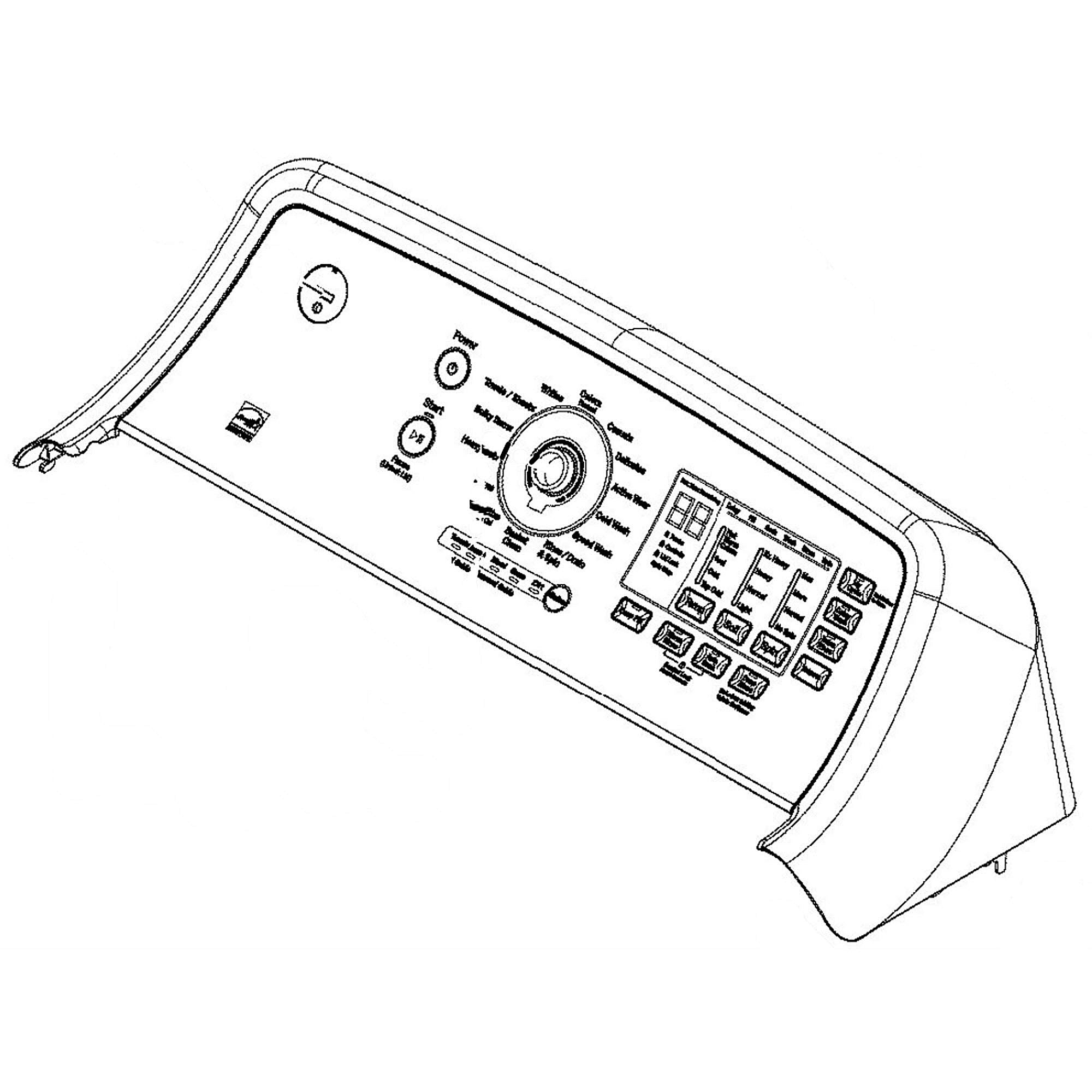 Part #wh42X28258, Panel Control Asm