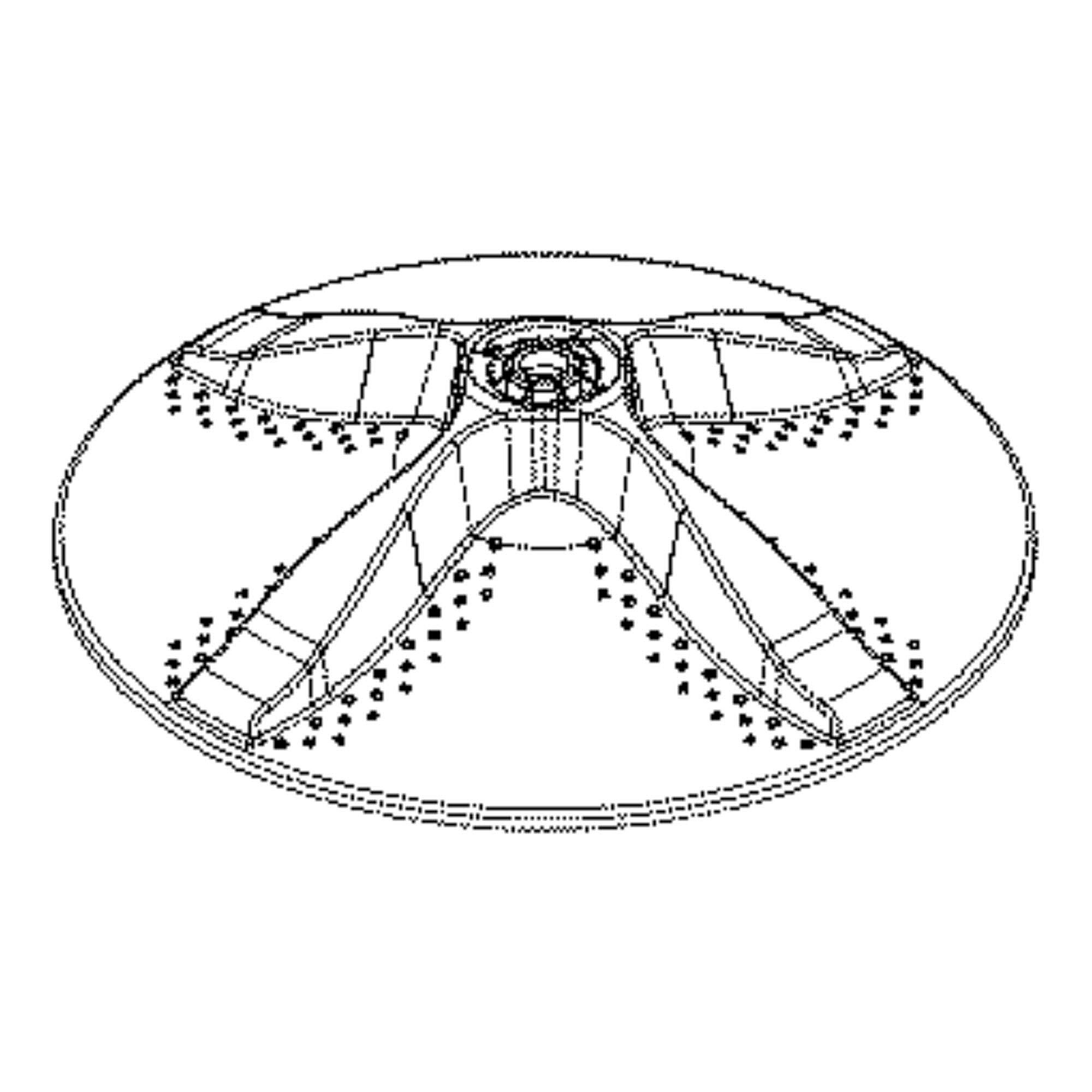 GE Part #wh43X32857, Washer Washplate