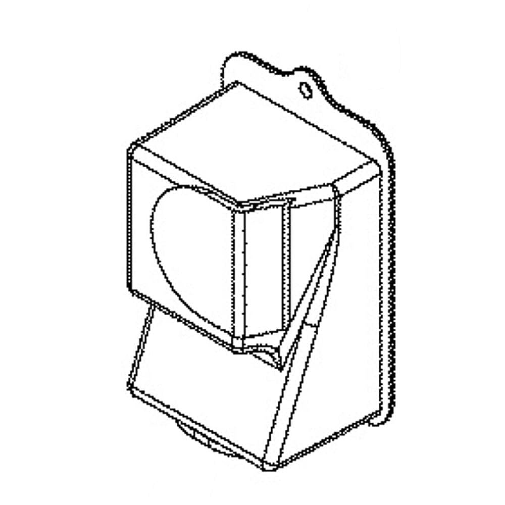 GE Part #wh44X10280, Hose Cover | 8.00 x 7.50 x 2.30