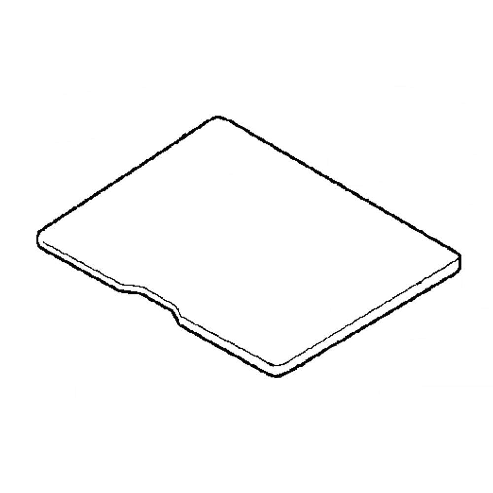 GE Part #wh44X1137, Laundry Center Washer Lid | 21.60 x 21.00 x 4.60