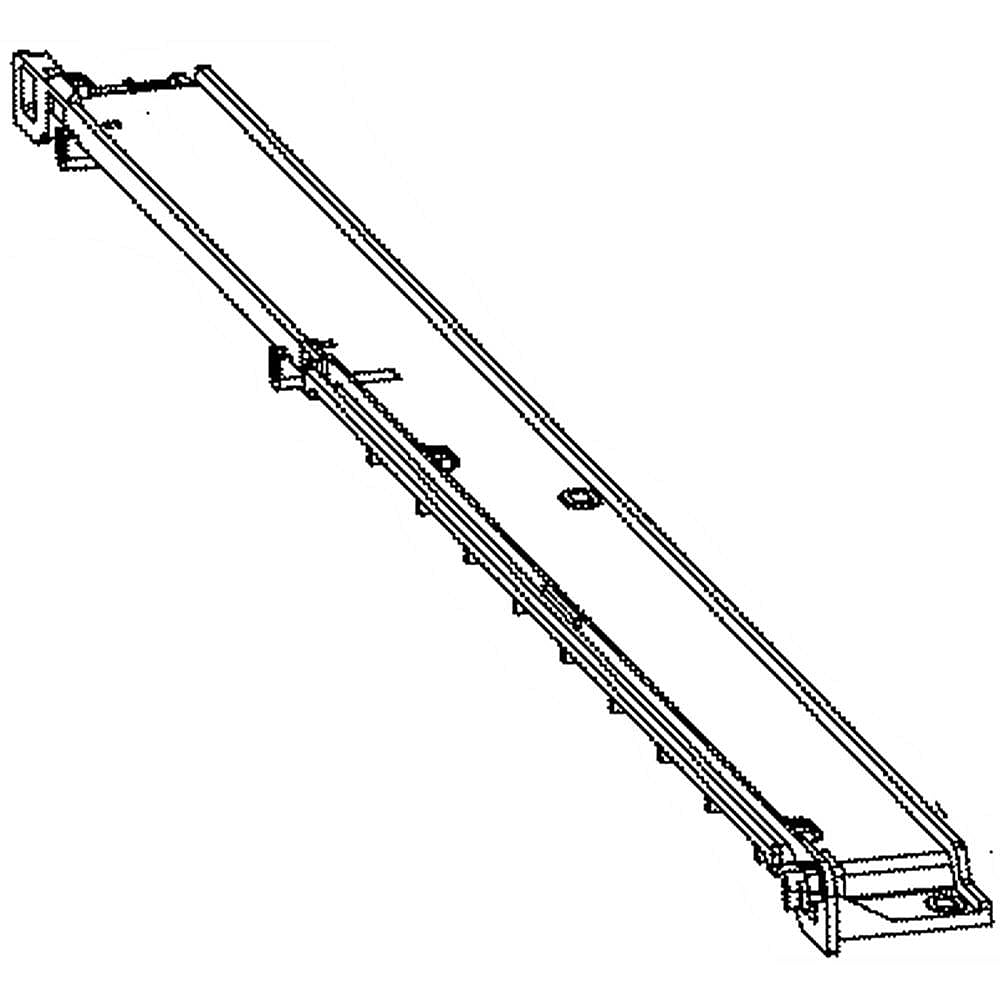 GE Part #wh44X21237, Rear Control | 27.10 x 3.60 x 2.70