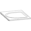 Washer Top Panel for GE GFWS1705H1DG - Part WH44X21557