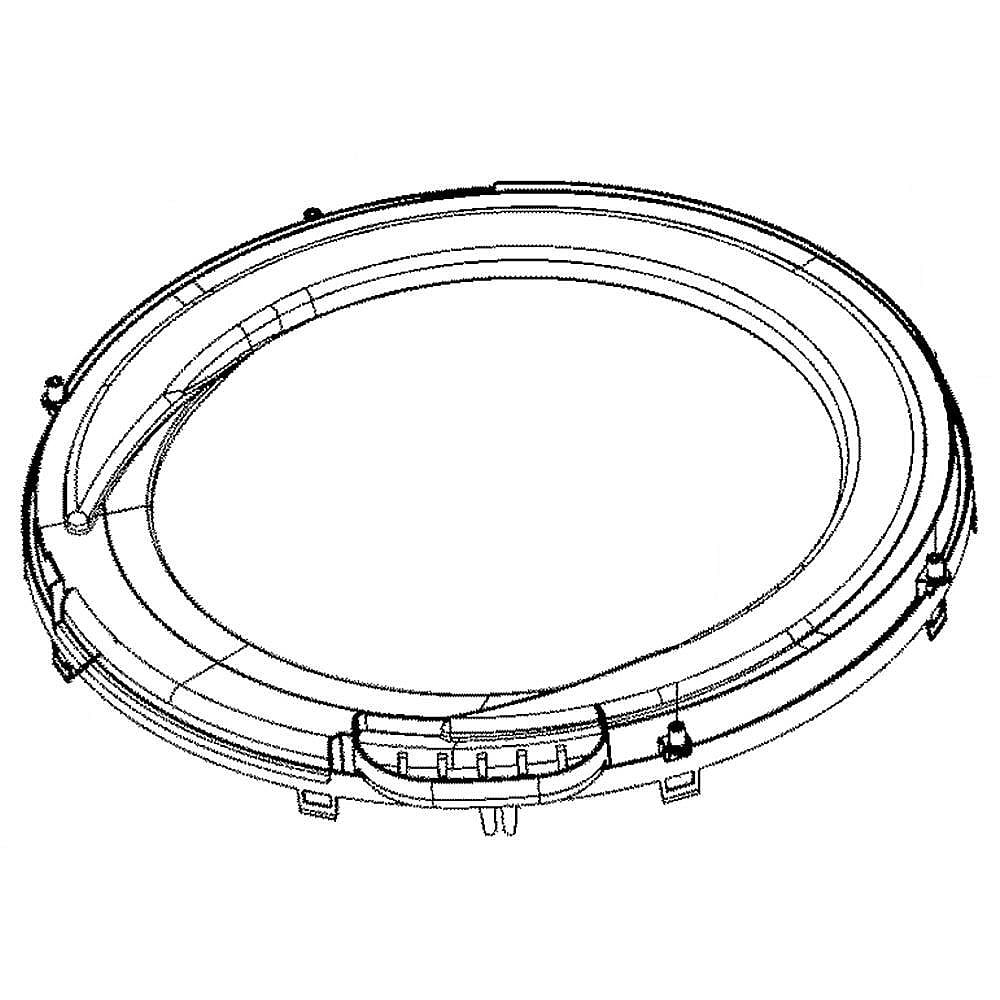 Part #wh44X27617, Laundry Center Washer Tub Ring / 26.60 x 23.10 x 4.70