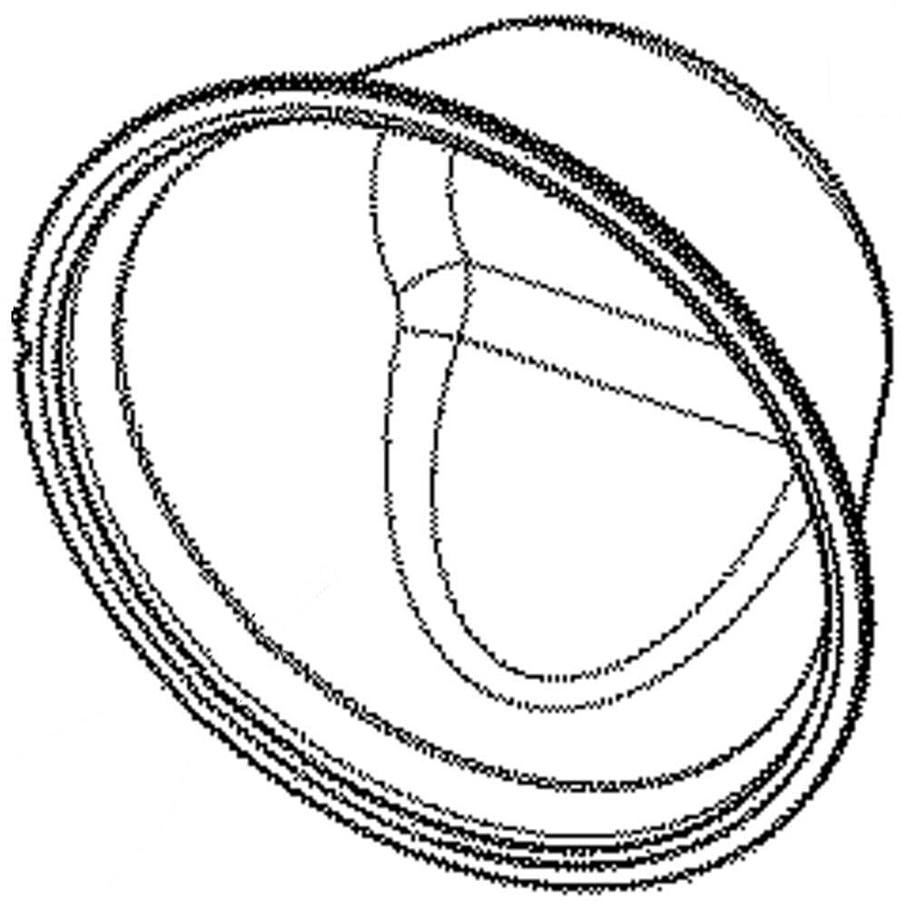 GE Part #wh46X10228, Door Glass | 16.50 x 16.80 x 9.00