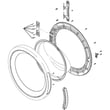 Washer Door Inner Frame And Window Assembly for GE GFWS2605F0RR - Part WH46X10285