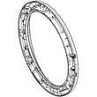 Washer Door Outer Frame for GE GFWN1600J1WW - Part WH46X23478