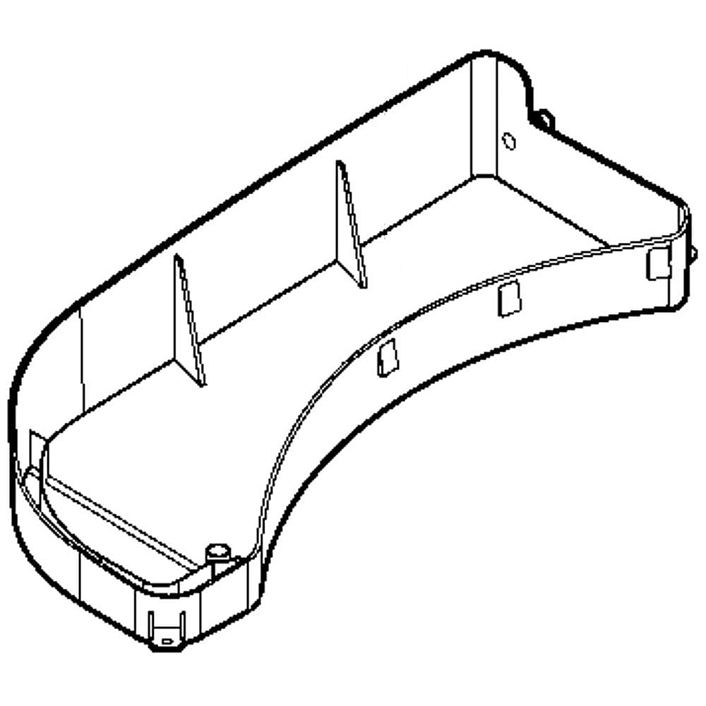 GE Part #wh47X10007, Bleach Box | 15.60 x 7.00 x 3.10
