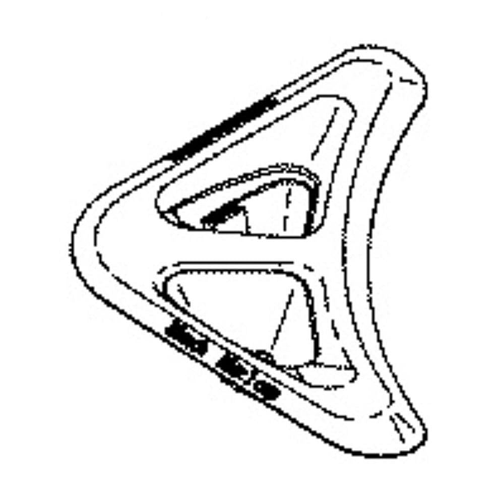 Part #wh47X26777, Funnel Bezel Dispense / 14.00 x 9.50 x 1.90