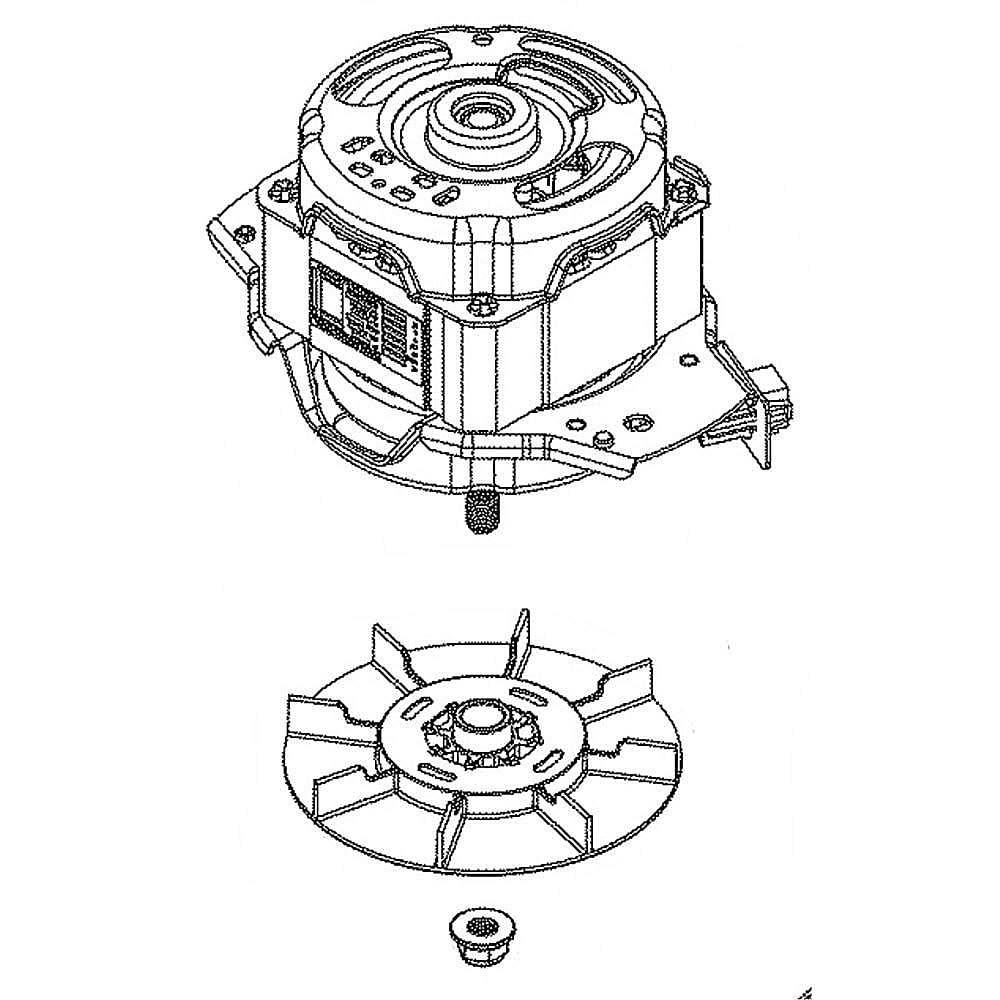 Part #wh49X27319, G.e. Washer Drive Motor Kit / 13.40 x 8.50 x 8.00