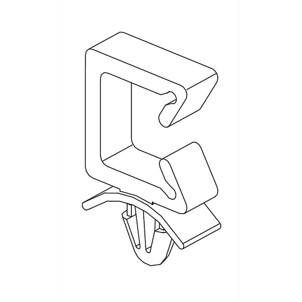 Part #dc61-00553C, Dryer Wire Harness Retainer