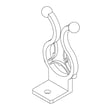 Holder for Samsung WF330ANW/XAA-02 - Part DC61-00999A