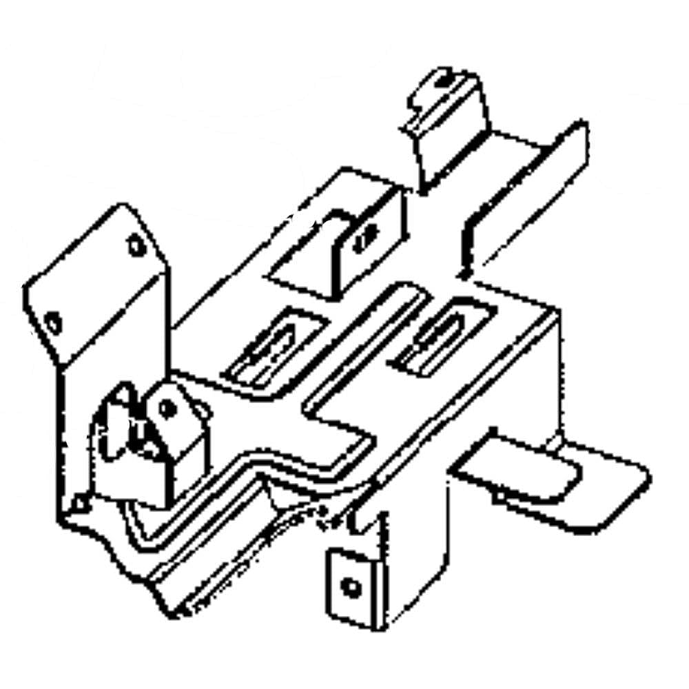 Part #dc61-01232A, Dryer Burner Bracket