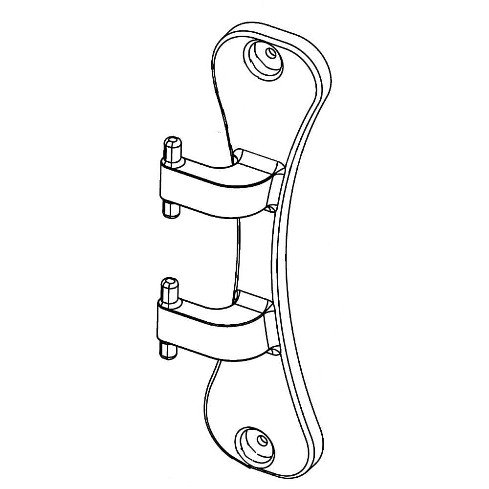 Part #dc61-03203A, Washer Door Hinge / 9.76 x 2.36 x 1.30