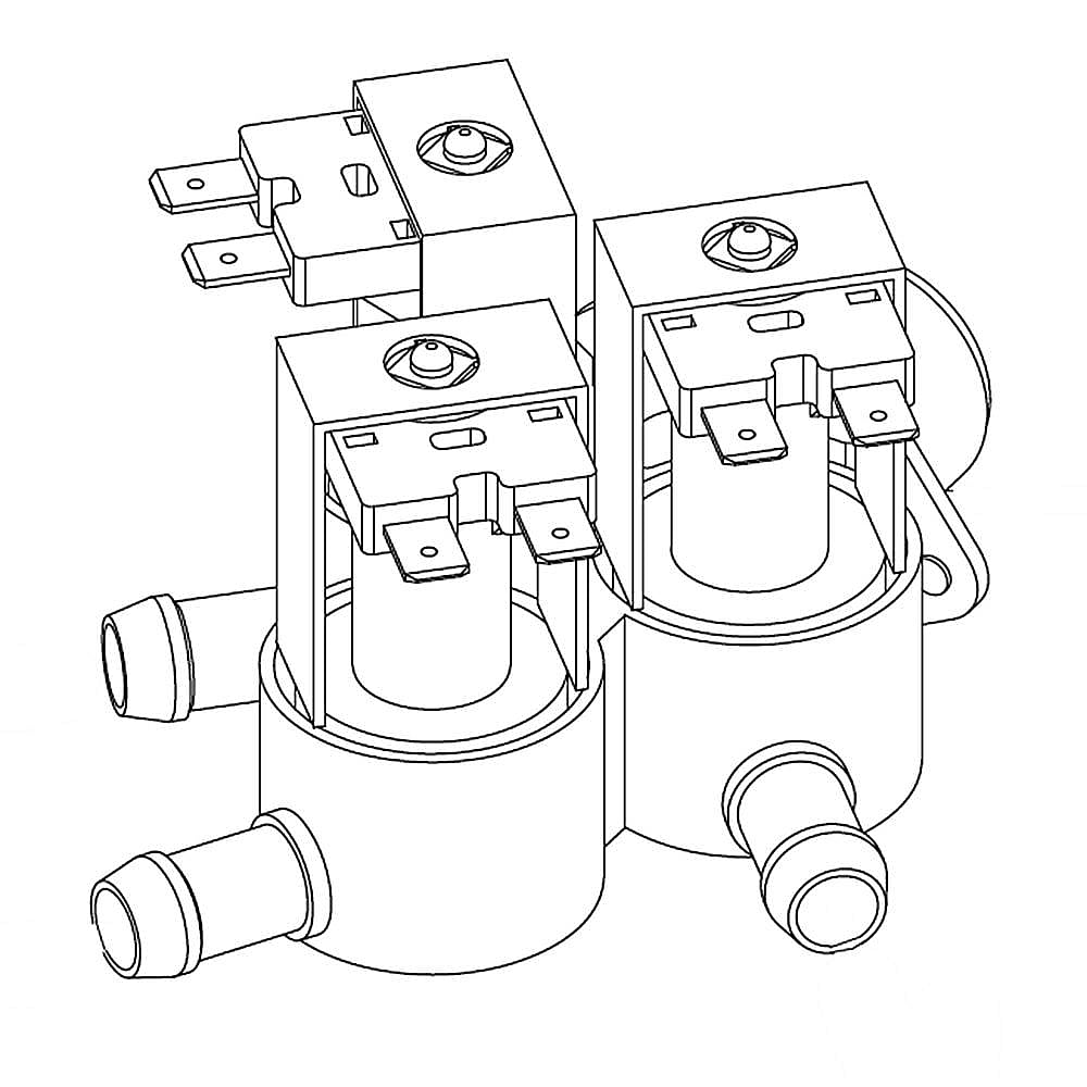 Part #dc62-00233H, Washer Water Inlet Valve