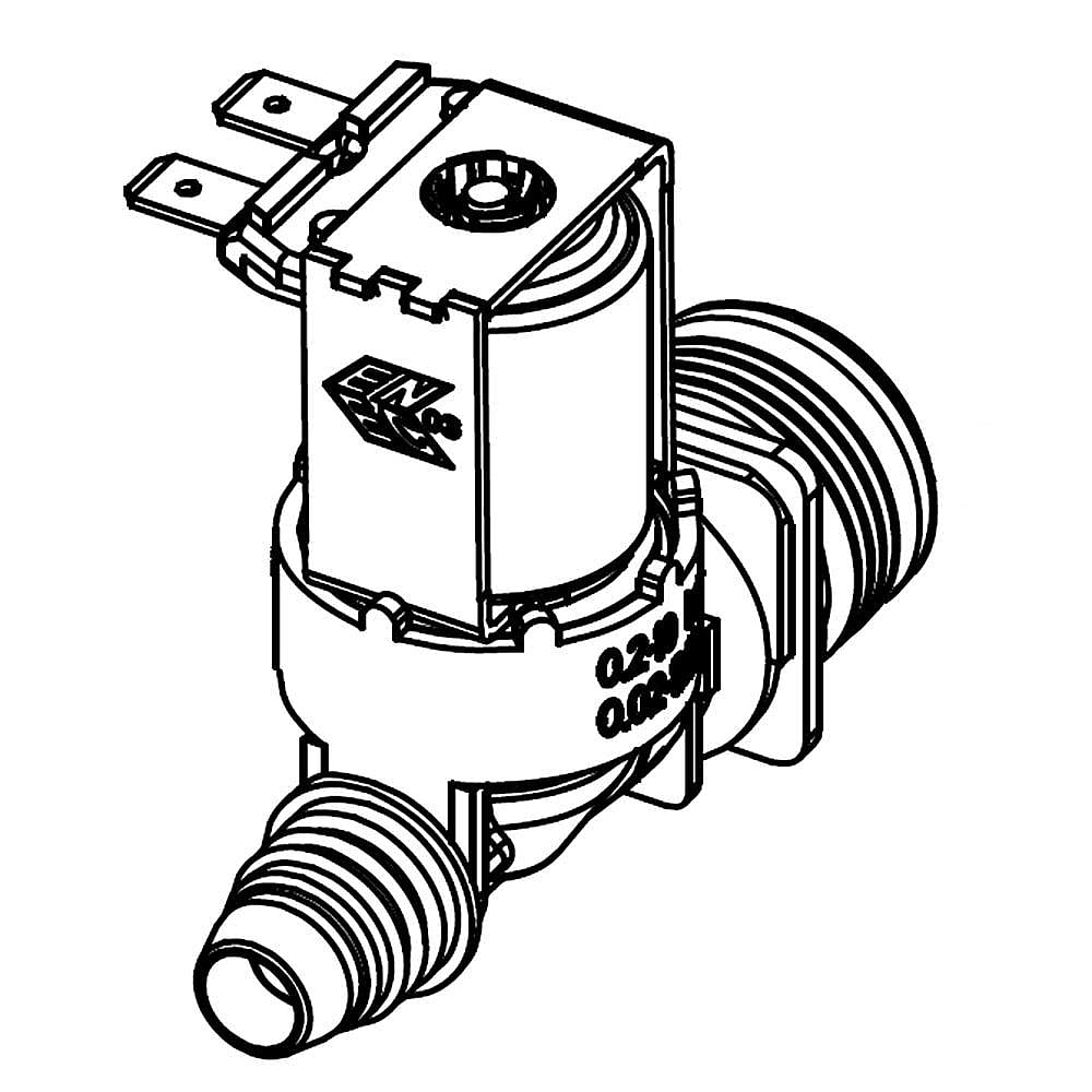 Part #dc62-30314V, Washer Cold Water Inlet Valve / 3.35 x 2.44 x 1.06