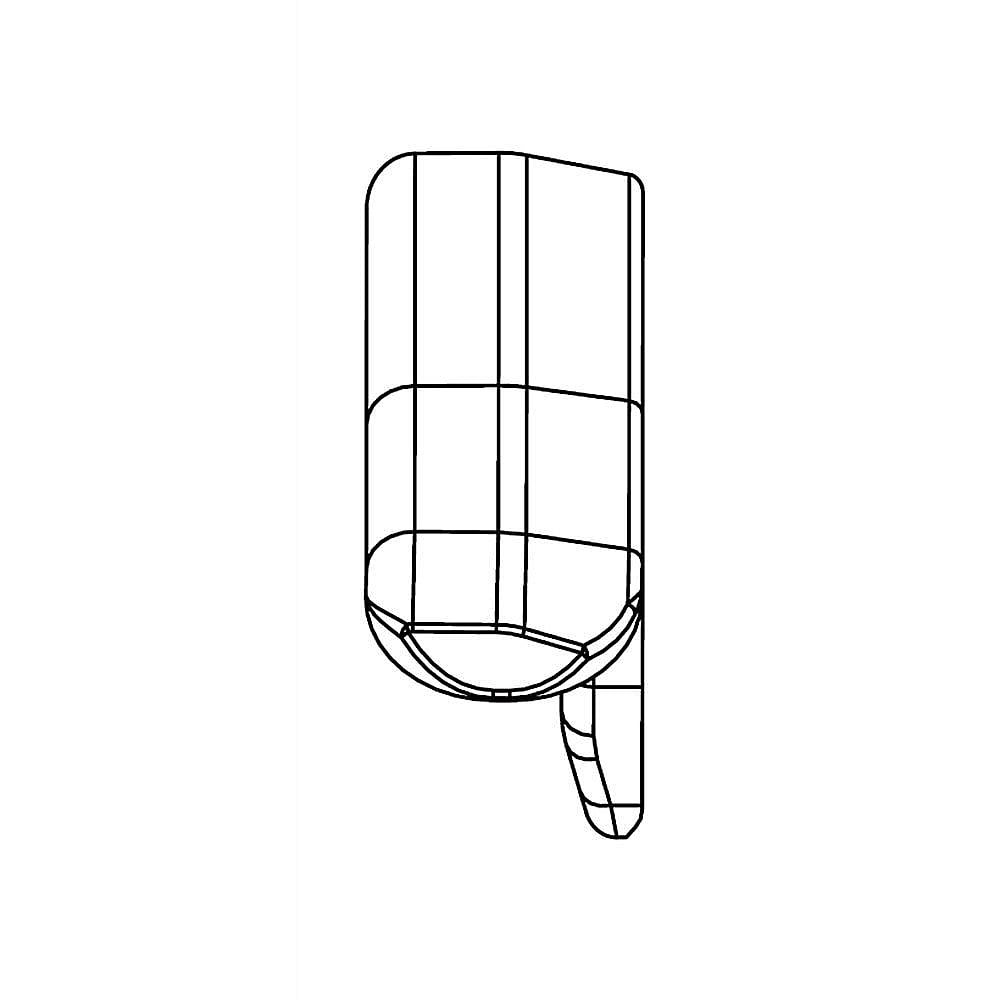 Part #dc63-00959A, Washer Front Panel Corner Cap