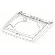 Washer Top Panel for Samsung WA40J3000AW/A2-00 - Part DC63-01418F