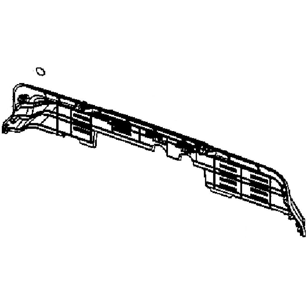 Part #dc63-01433A, Washer Control Panel Rear Cover