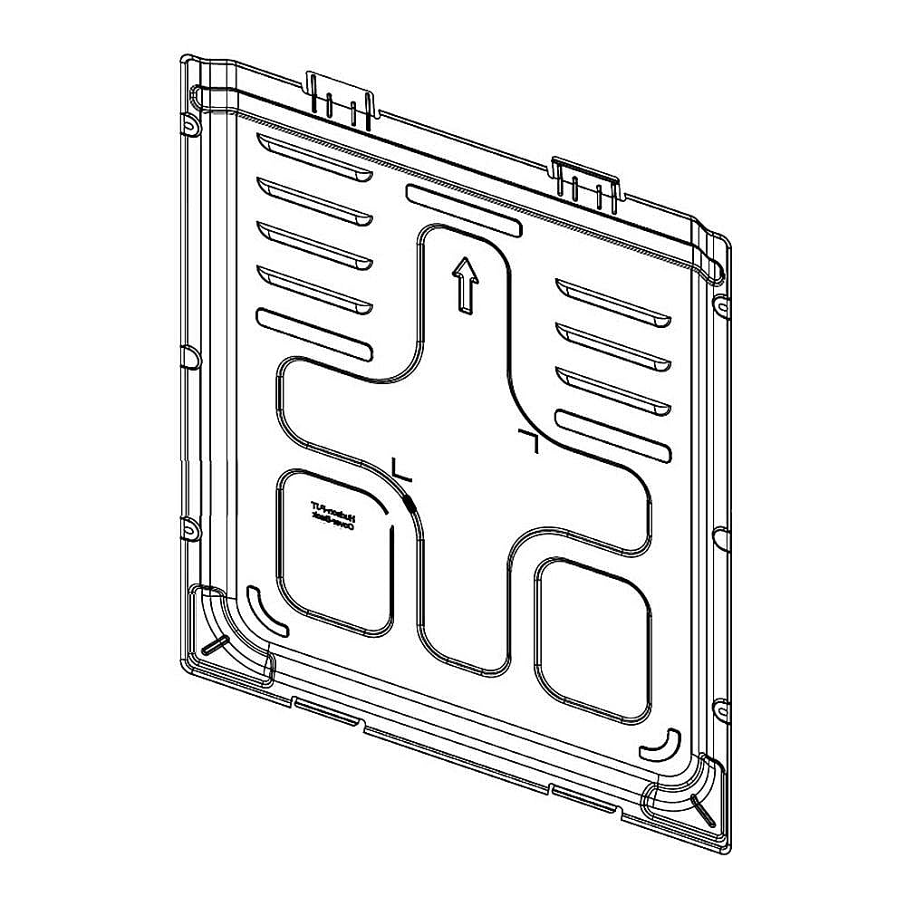 Part #dc63-01447A, Washer Cabinet Back Panel
