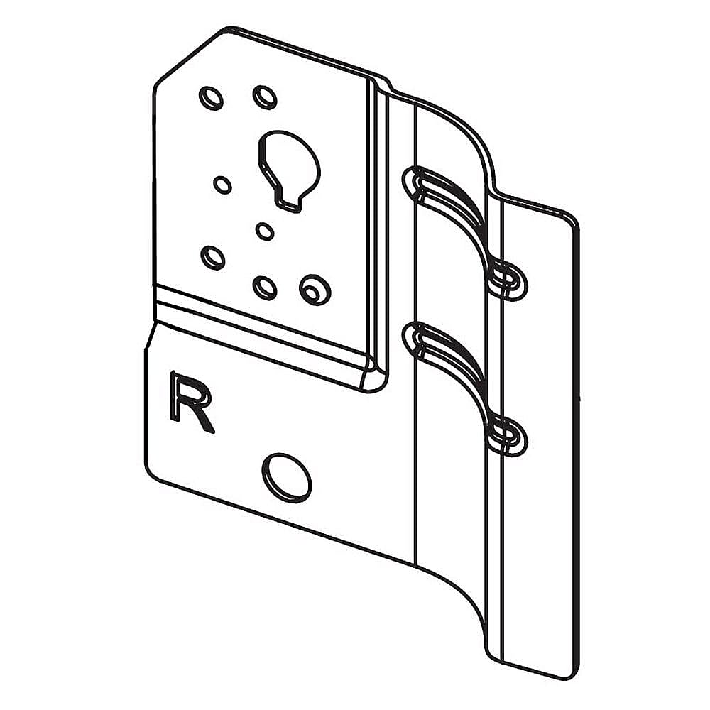 Part #dc63-01456A, Dryer Door Hinge Cover / 2.36 x 1.65 x 0.55
