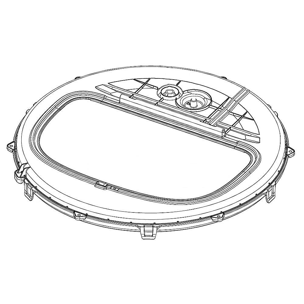 Samsung Part #dc63-01994A, Washer Tub Ring | 27.17 x 24.41 x 2.36